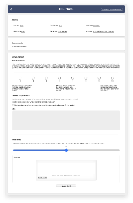 Interview score page